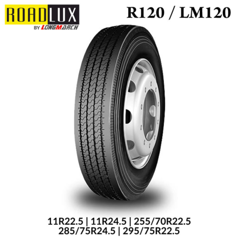 ROADLUX R120 / LM120 11R22.5 - 11R24.5- 255/70R22.5- 285/75R24.5 - 295/75R22.5 - LONGMARCH