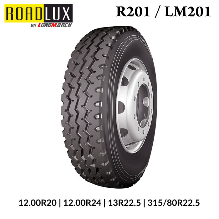ROADLUX R201 / LM201 - 12.00R20 - 12.00R24 - 13R22.5 - 315/80R22.5 - LONGMARCH